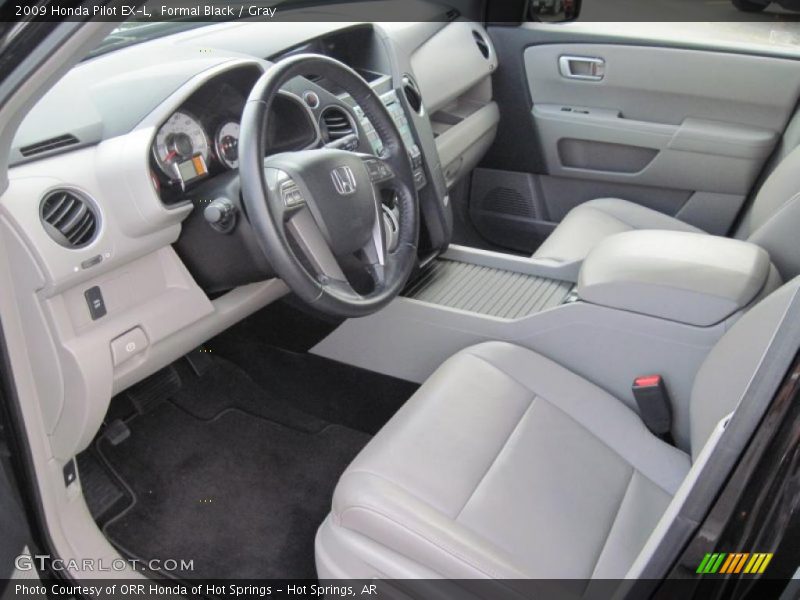 Formal Black / Gray 2009 Honda Pilot EX-L