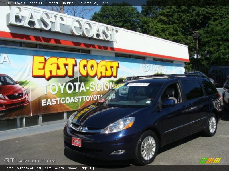 Nautical Blue Metallic / Stone 2007 Toyota Sienna XLE Limited