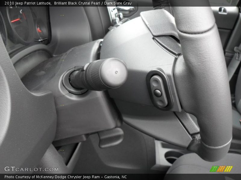 Brilliant Black Crystal Pearl / Dark Slate Gray 2010 Jeep Patriot Latitude