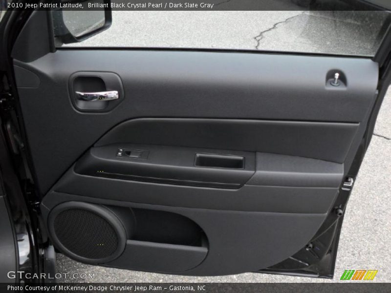 Brilliant Black Crystal Pearl / Dark Slate Gray 2010 Jeep Patriot Latitude