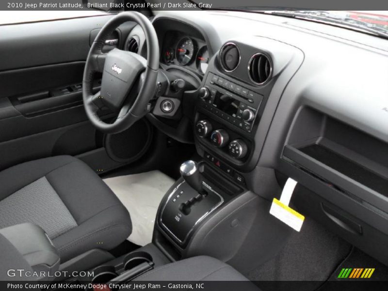 Brilliant Black Crystal Pearl / Dark Slate Gray 2010 Jeep Patriot Latitude