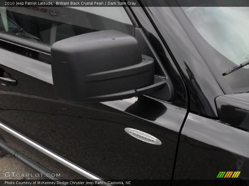 Brilliant Black Crystal Pearl / Dark Slate Gray 2010 Jeep Patriot Latitude