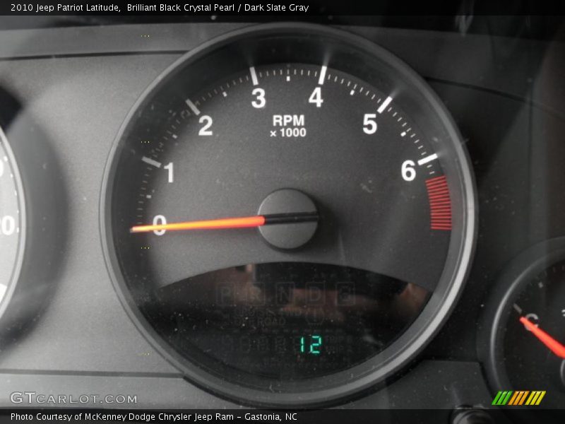 Brilliant Black Crystal Pearl / Dark Slate Gray 2010 Jeep Patriot Latitude