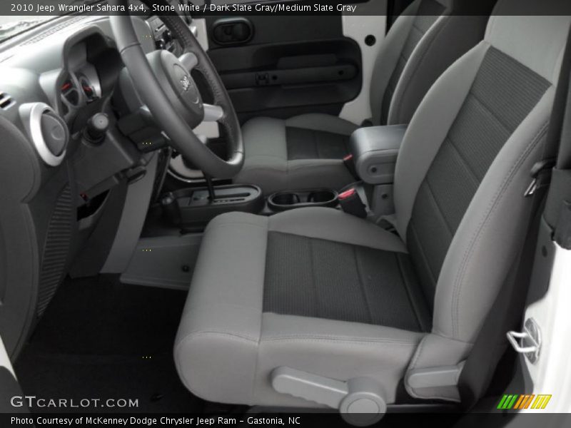 Stone White / Dark Slate Gray/Medium Slate Gray 2010 Jeep Wrangler Sahara 4x4