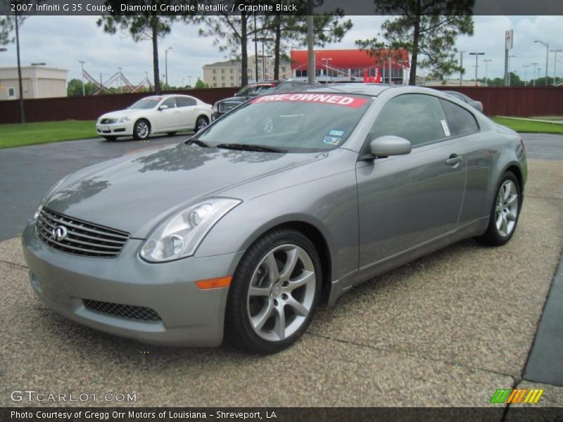 Diamond Graphite Metallic / Graphite Black 2007 Infiniti G 35 Coupe