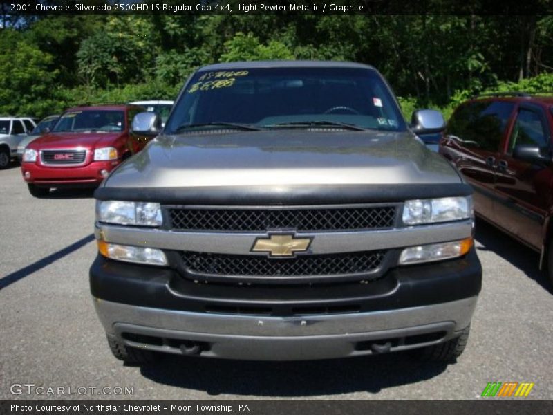 Light Pewter Metallic / Graphite 2001 Chevrolet Silverado 2500HD LS Regular Cab 4x4