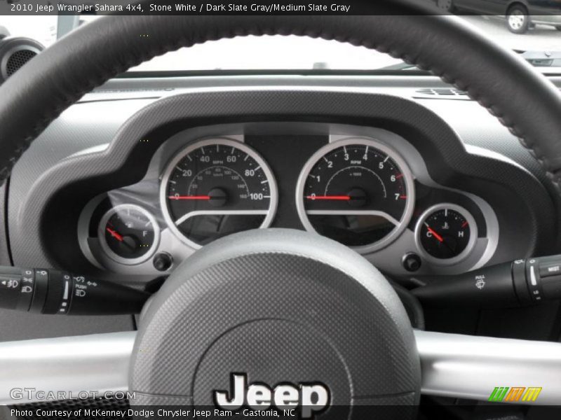 Stone White / Dark Slate Gray/Medium Slate Gray 2010 Jeep Wrangler Sahara 4x4
