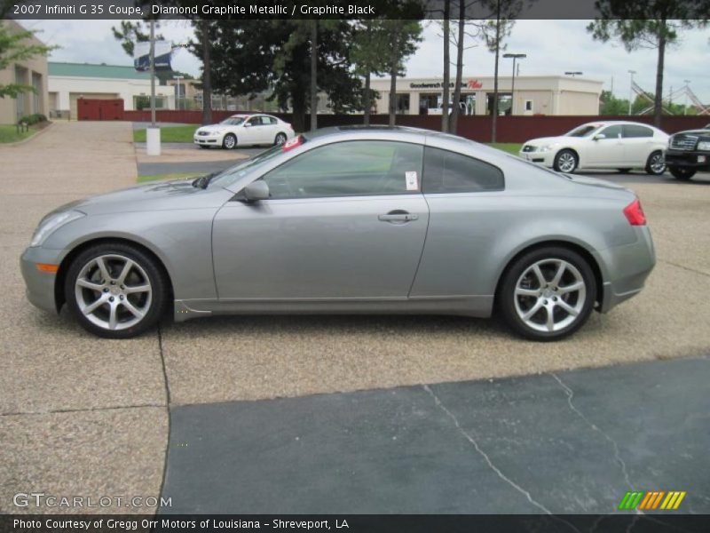 Diamond Graphite Metallic / Graphite Black 2007 Infiniti G 35 Coupe