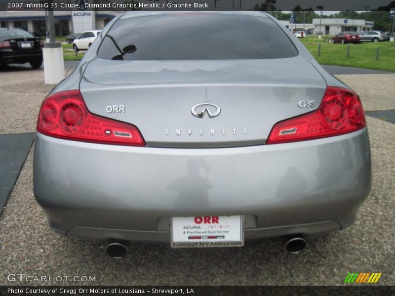 Diamond Graphite Metallic / Graphite Black 2007 Infiniti G 35 Coupe