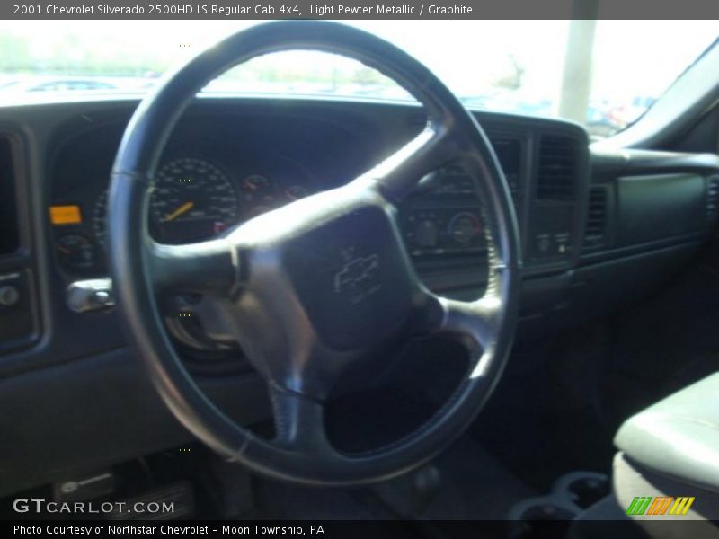 Light Pewter Metallic / Graphite 2001 Chevrolet Silverado 2500HD LS Regular Cab 4x4