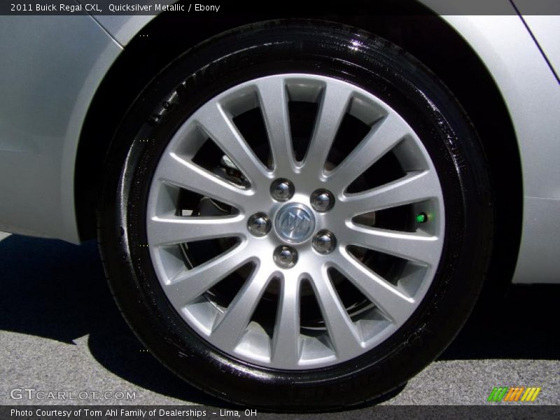 Quicksilver Metallic / Ebony 2011 Buick Regal CXL