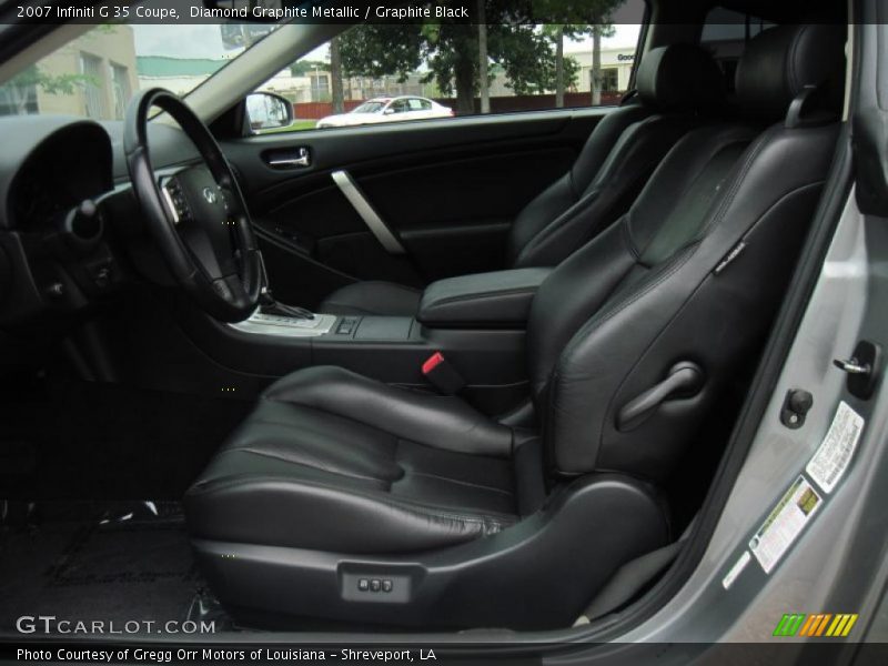 Diamond Graphite Metallic / Graphite Black 2007 Infiniti G 35 Coupe