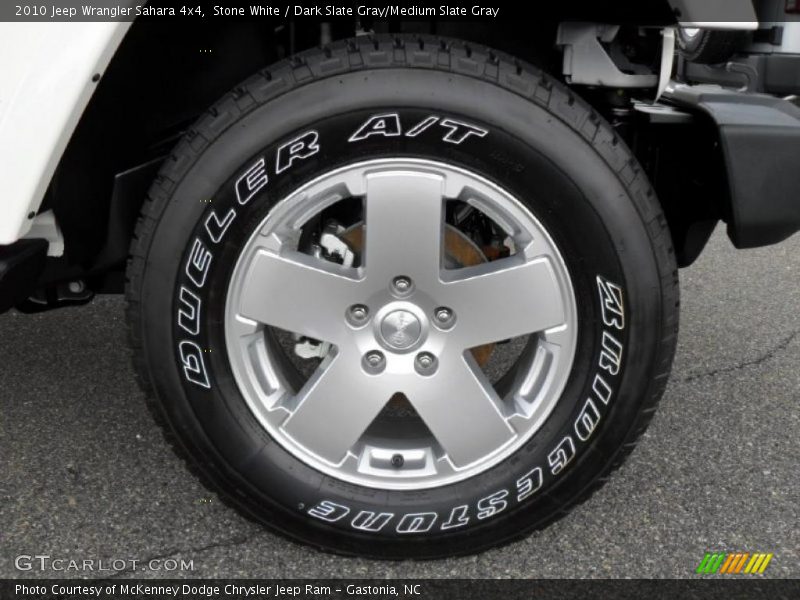 Stone White / Dark Slate Gray/Medium Slate Gray 2010 Jeep Wrangler Sahara 4x4