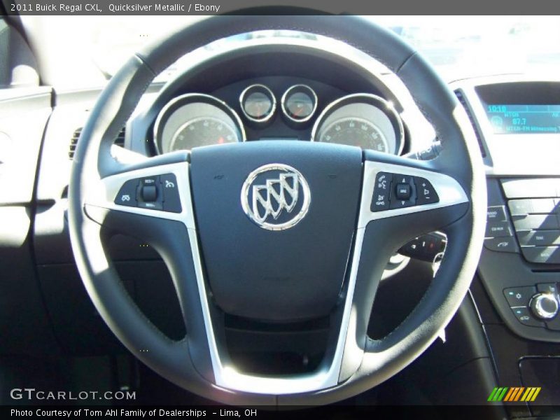 Quicksilver Metallic / Ebony 2011 Buick Regal CXL