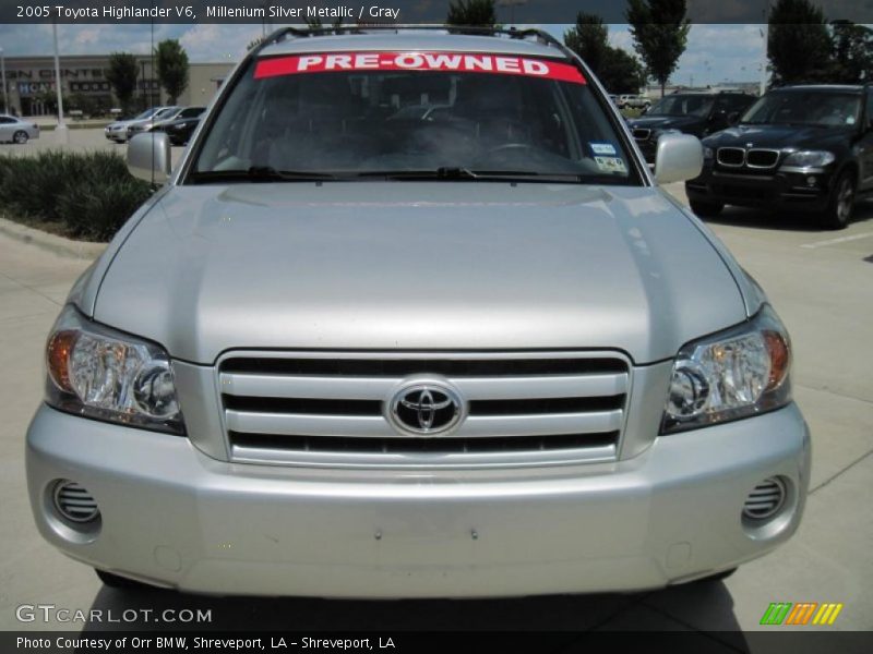Millenium Silver Metallic / Gray 2005 Toyota Highlander V6