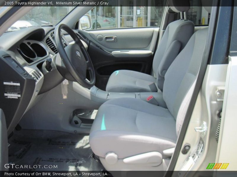 Millenium Silver Metallic / Gray 2005 Toyota Highlander V6