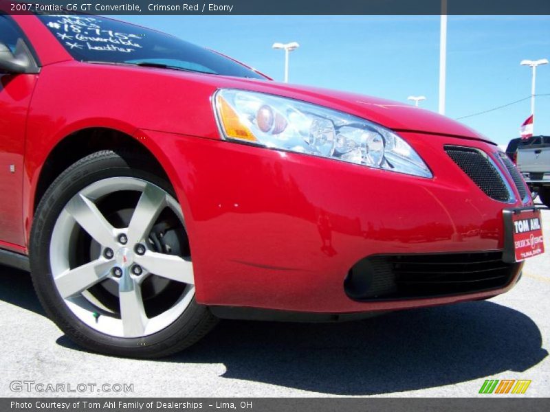 Crimson Red / Ebony 2007 Pontiac G6 GT Convertible