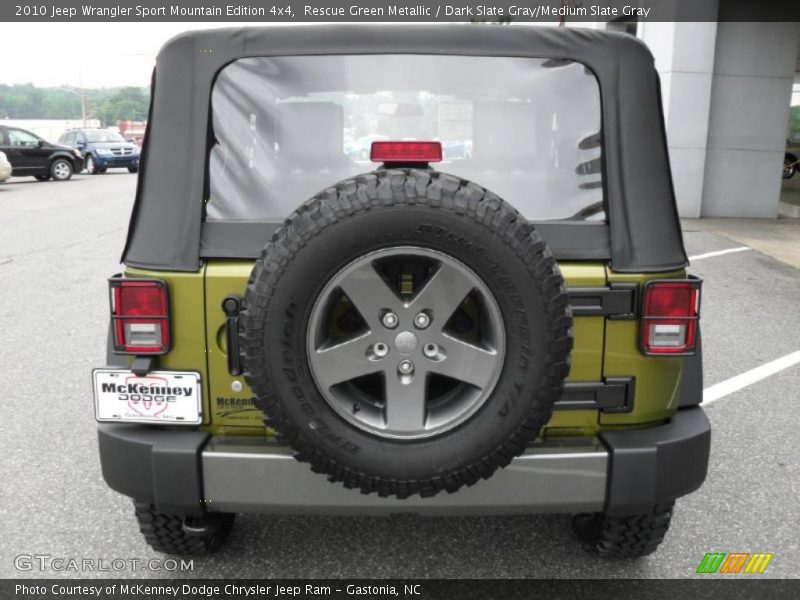 Rescue Green Metallic / Dark Slate Gray/Medium Slate Gray 2010 Jeep Wrangler Sport Mountain Edition 4x4