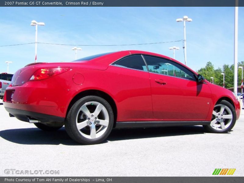Crimson Red / Ebony 2007 Pontiac G6 GT Convertible