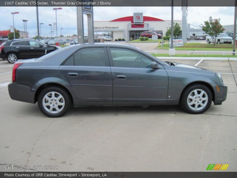 Thunder Gray Chromaflair / Ebony 2007 Cadillac CTS Sedan