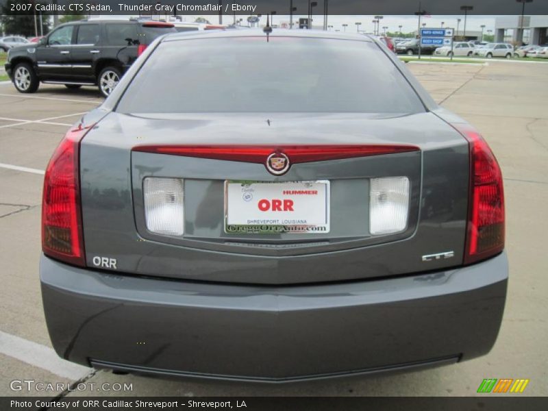 Thunder Gray Chromaflair / Ebony 2007 Cadillac CTS Sedan