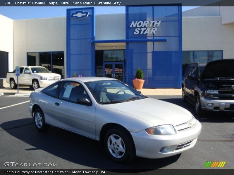 Ultra Silver Metallic / Graphite Gray 2005 Chevrolet Cavalier Coupe
