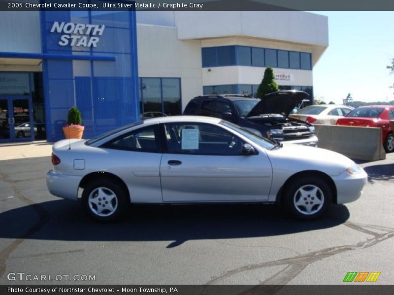 Ultra Silver Metallic / Graphite Gray 2005 Chevrolet Cavalier Coupe