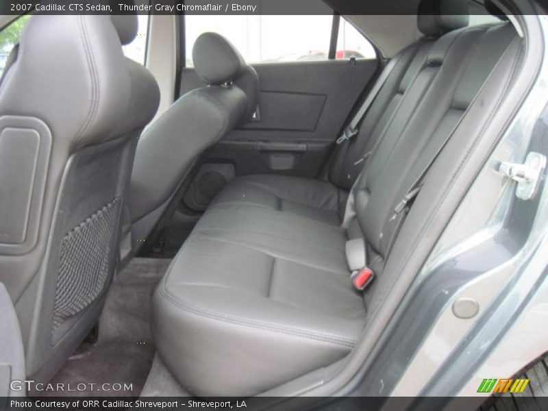 Thunder Gray Chromaflair / Ebony 2007 Cadillac CTS Sedan