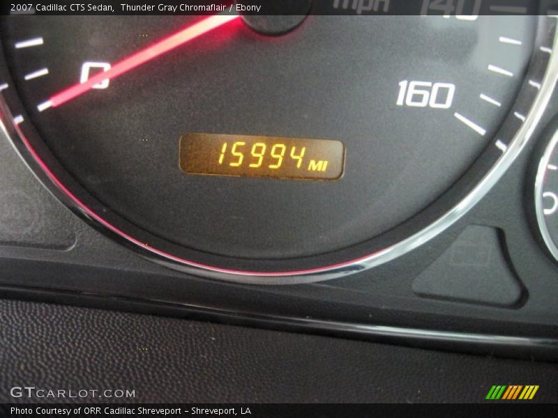 Thunder Gray Chromaflair / Ebony 2007 Cadillac CTS Sedan