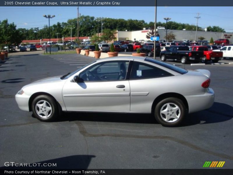 Ultra Silver Metallic / Graphite Gray 2005 Chevrolet Cavalier Coupe
