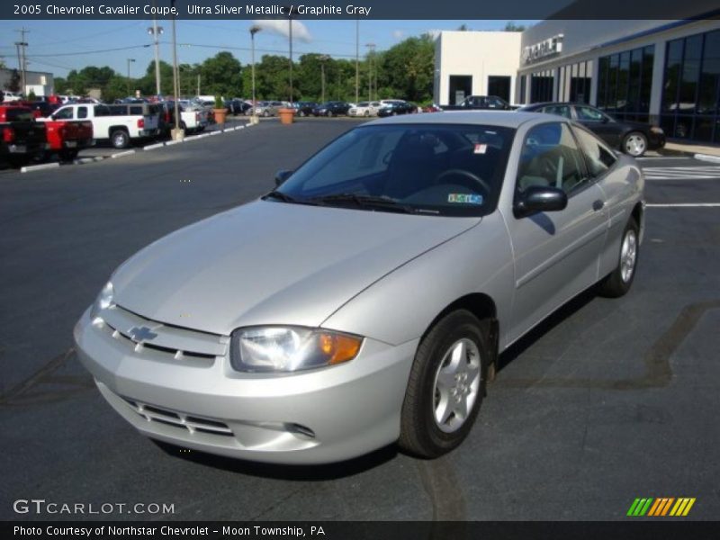 Ultra Silver Metallic / Graphite Gray 2005 Chevrolet Cavalier Coupe
