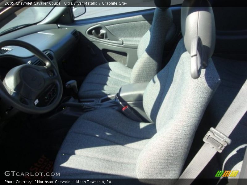 Ultra Silver Metallic / Graphite Gray 2005 Chevrolet Cavalier Coupe