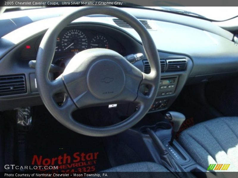 Ultra Silver Metallic / Graphite Gray 2005 Chevrolet Cavalier Coupe