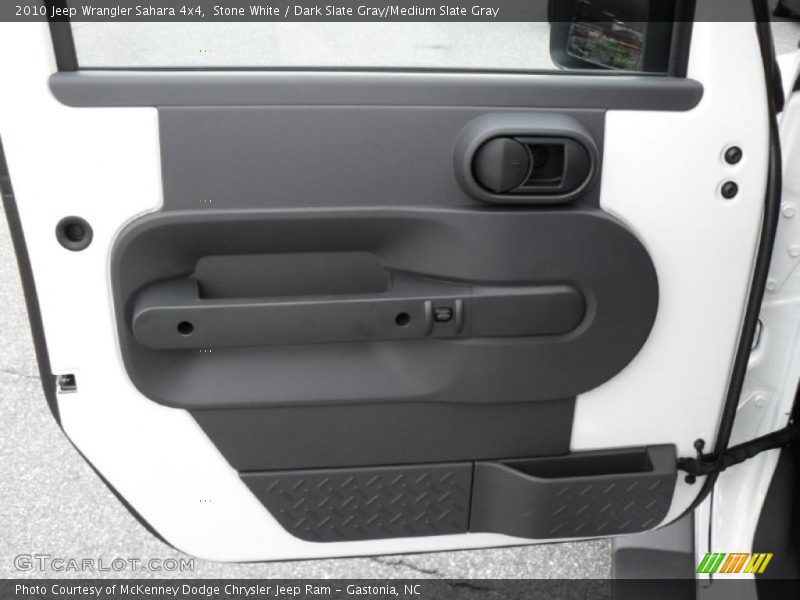 Stone White / Dark Slate Gray/Medium Slate Gray 2010 Jeep Wrangler Sahara 4x4