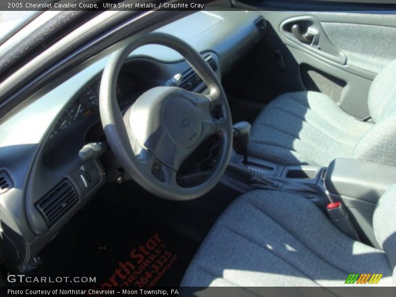Ultra Silver Metallic / Graphite Gray 2005 Chevrolet Cavalier Coupe