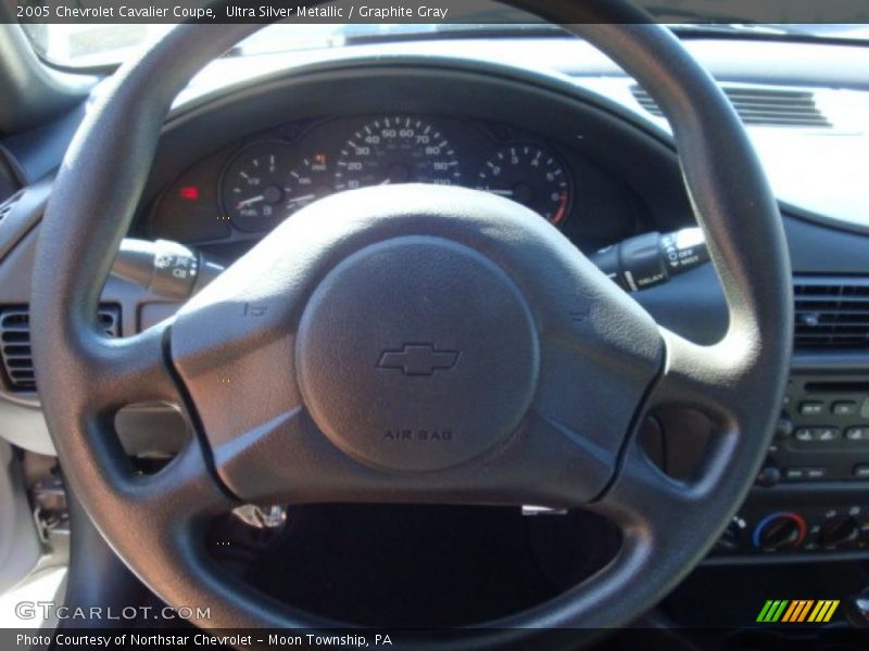 Ultra Silver Metallic / Graphite Gray 2005 Chevrolet Cavalier Coupe