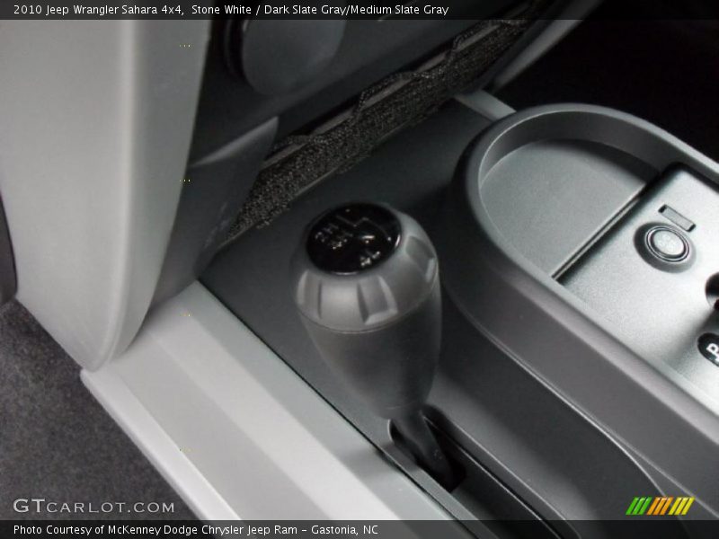Stone White / Dark Slate Gray/Medium Slate Gray 2010 Jeep Wrangler Sahara 4x4