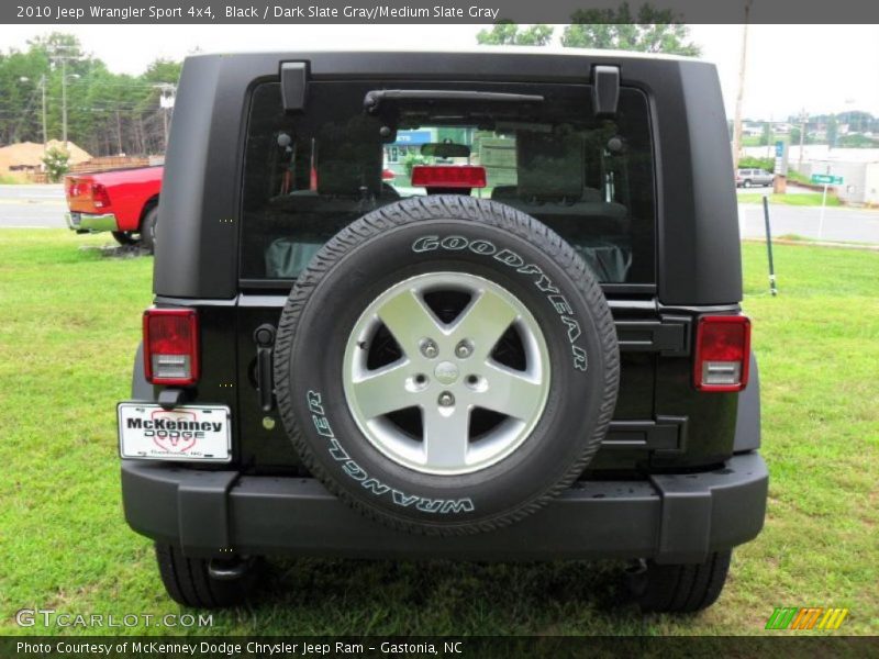 Black / Dark Slate Gray/Medium Slate Gray 2010 Jeep Wrangler Sport 4x4