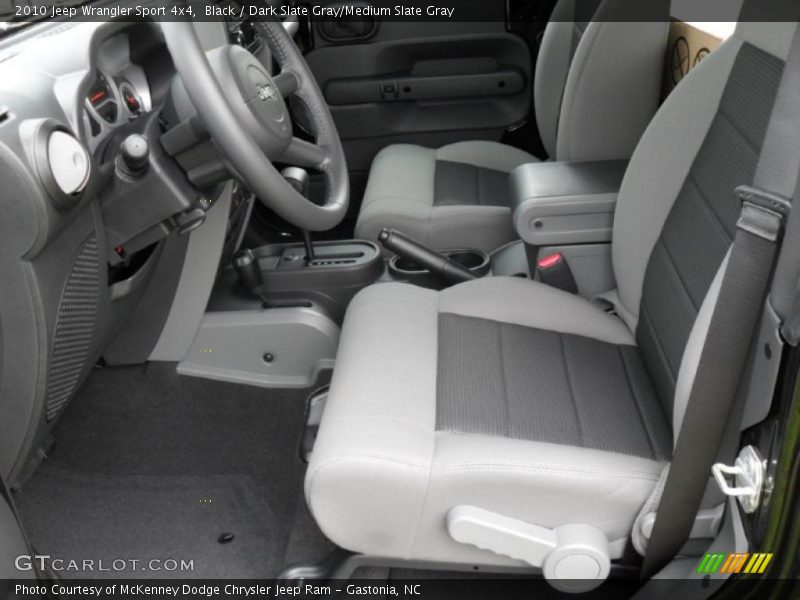 Black / Dark Slate Gray/Medium Slate Gray 2010 Jeep Wrangler Sport 4x4