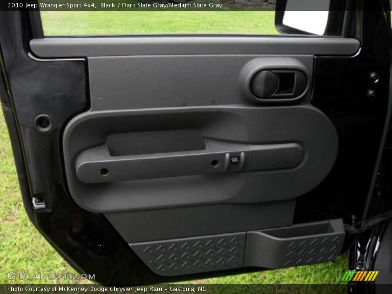 Black / Dark Slate Gray/Medium Slate Gray 2010 Jeep Wrangler Sport 4x4