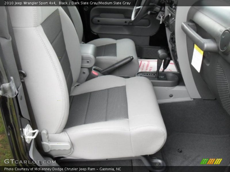 Black / Dark Slate Gray/Medium Slate Gray 2010 Jeep Wrangler Sport 4x4