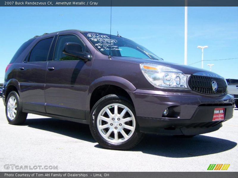 Amethyst Metallic / Gray 2007 Buick Rendezvous CX