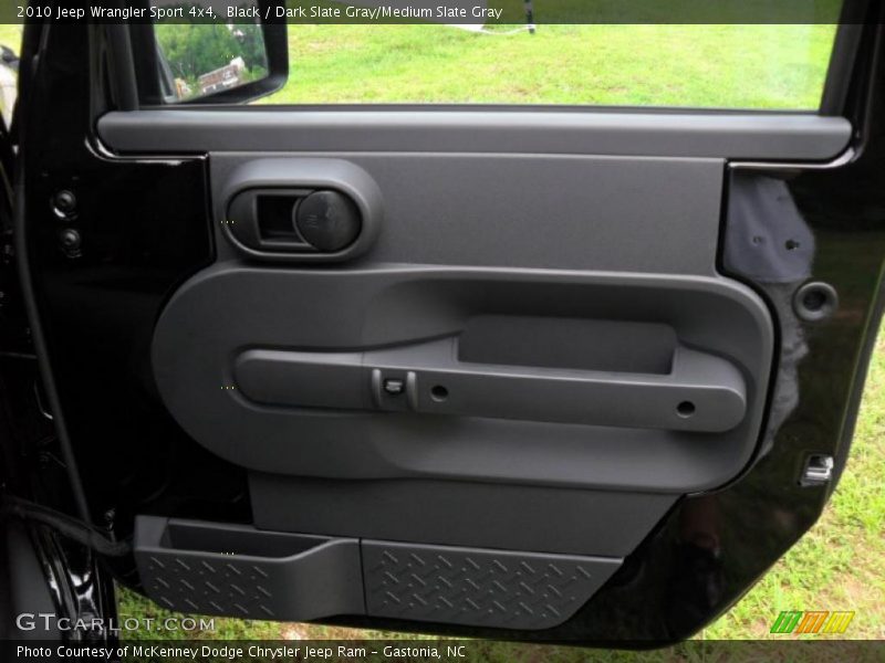 Black / Dark Slate Gray/Medium Slate Gray 2010 Jeep Wrangler Sport 4x4