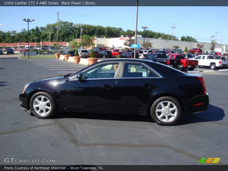 Black Raven / Ebony 2009 Cadillac CTS 4 AWD Sedan