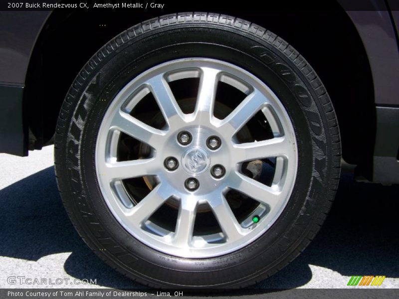 Amethyst Metallic / Gray 2007 Buick Rendezvous CX