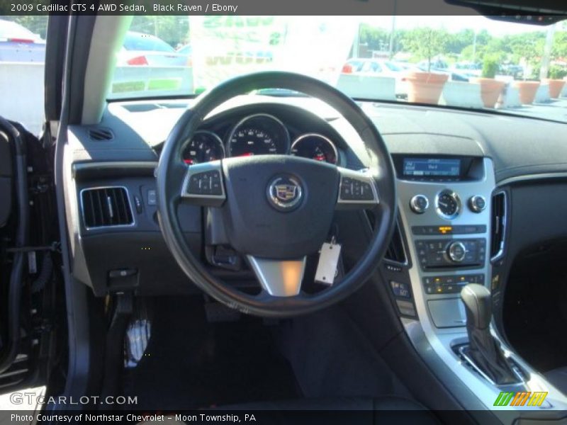 Black Raven / Ebony 2009 Cadillac CTS 4 AWD Sedan