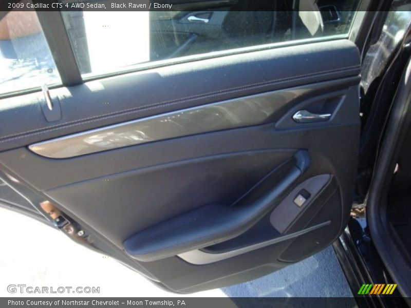 Black Raven / Ebony 2009 Cadillac CTS 4 AWD Sedan