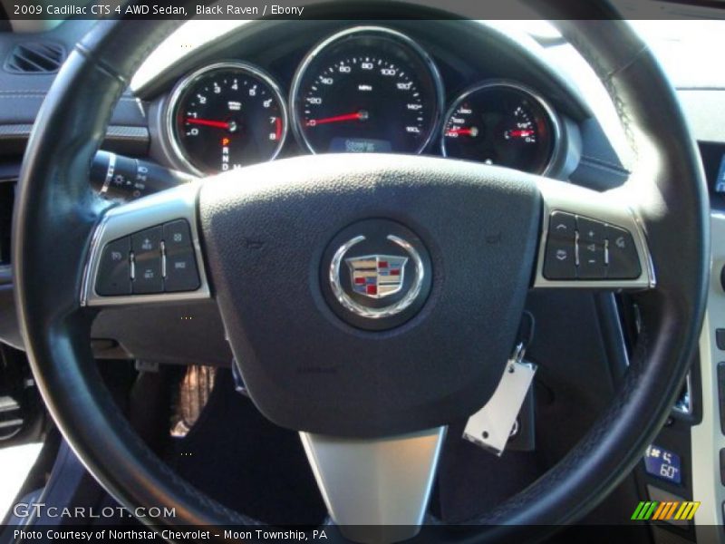 Black Raven / Ebony 2009 Cadillac CTS 4 AWD Sedan