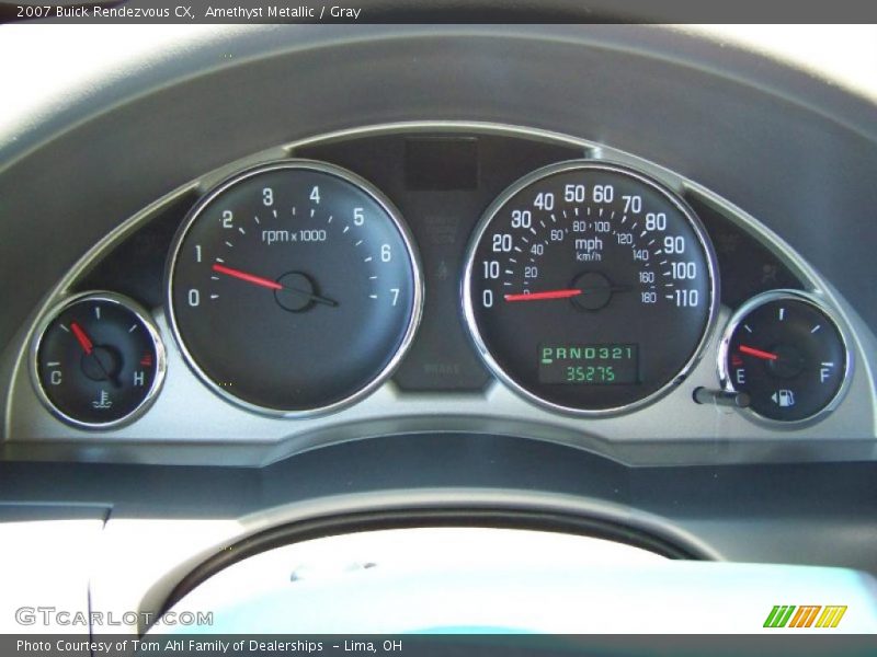 Amethyst Metallic / Gray 2007 Buick Rendezvous CX