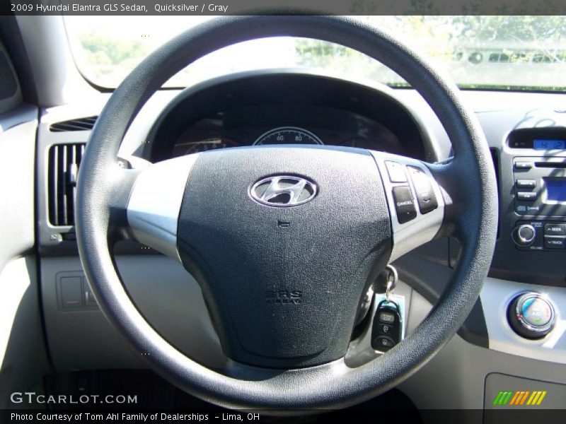 Quicksilver / Gray 2009 Hyundai Elantra GLS Sedan